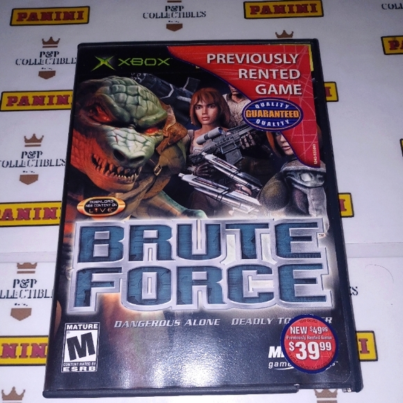 Brute Force 🔥 Original Microsoft Xbox 🎮 Vintage Video Games - Picture 2 of 2